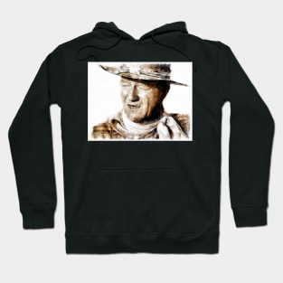 The portrait of John Wayne Hoodie